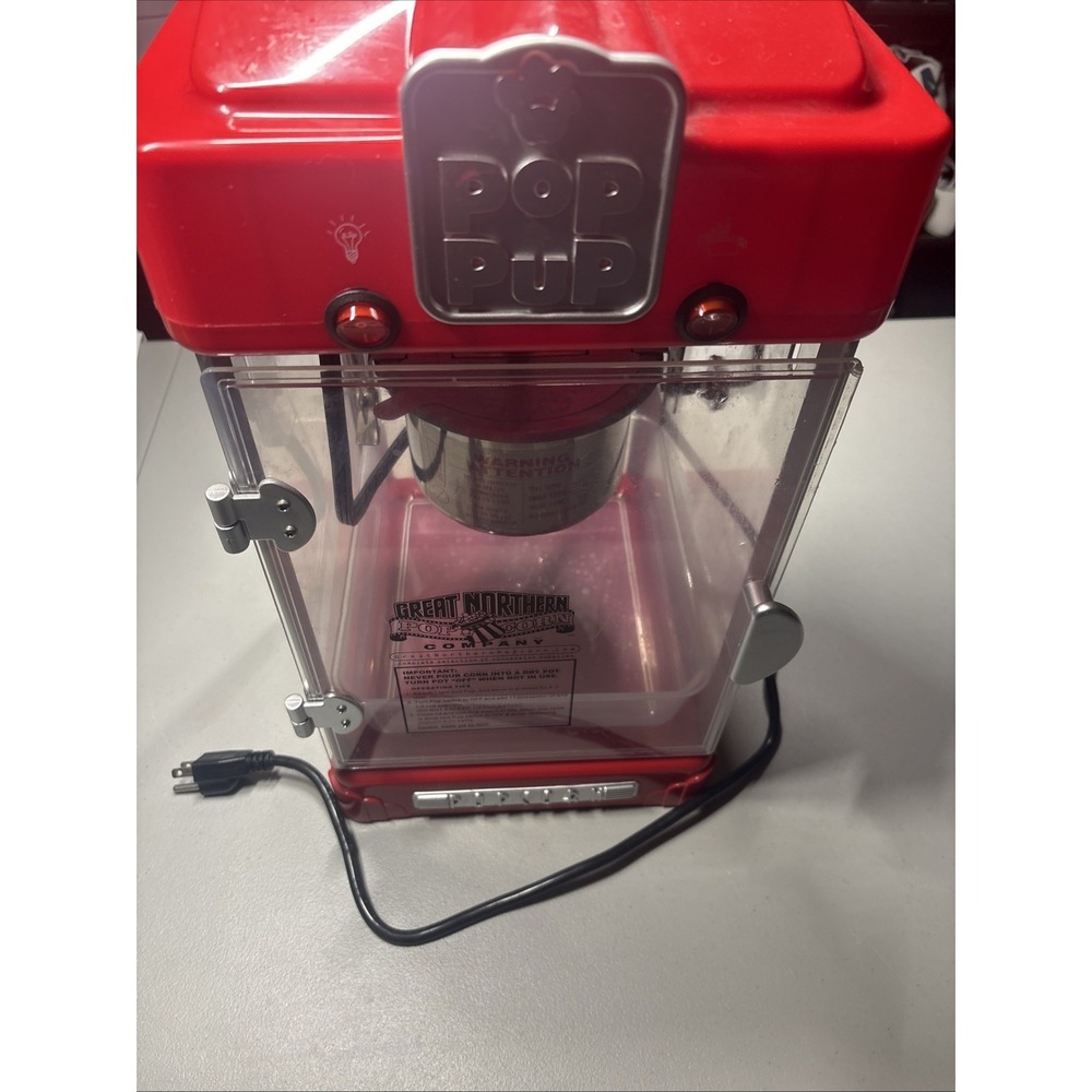 Great Northern Popcorn 83-DT5622 6074 Machine Pop Pup Retro Style Popcorn Pop...